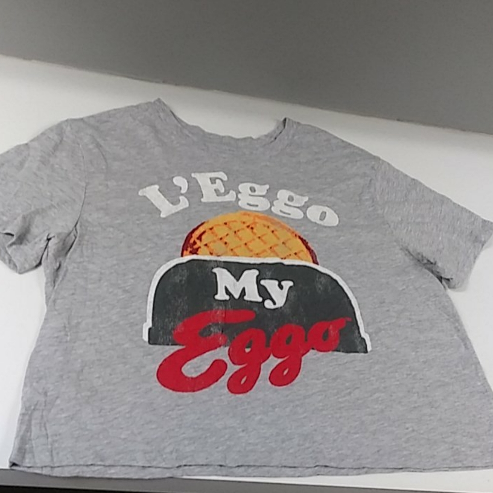 Leggo My Eggo! Waffle crop top